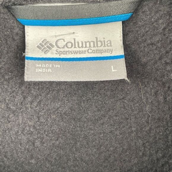 Columbia Sportswear Dark Gray Mount Grant Fleece Full Zip Jacket Size Large - Picture 3 of 6
